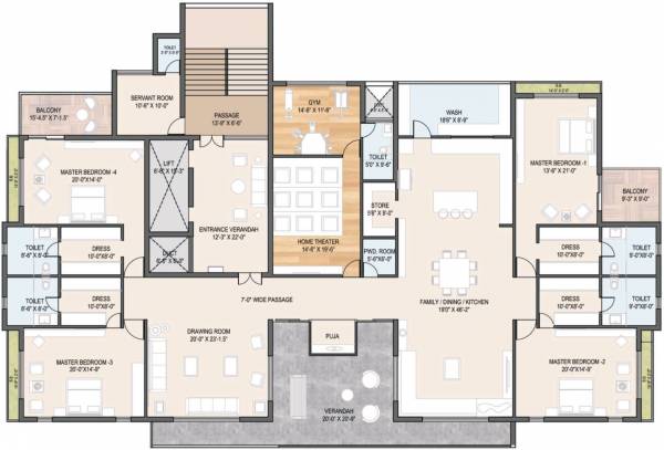  shantiniketan-auram-elevate-2 Floor Plan Floor Plan