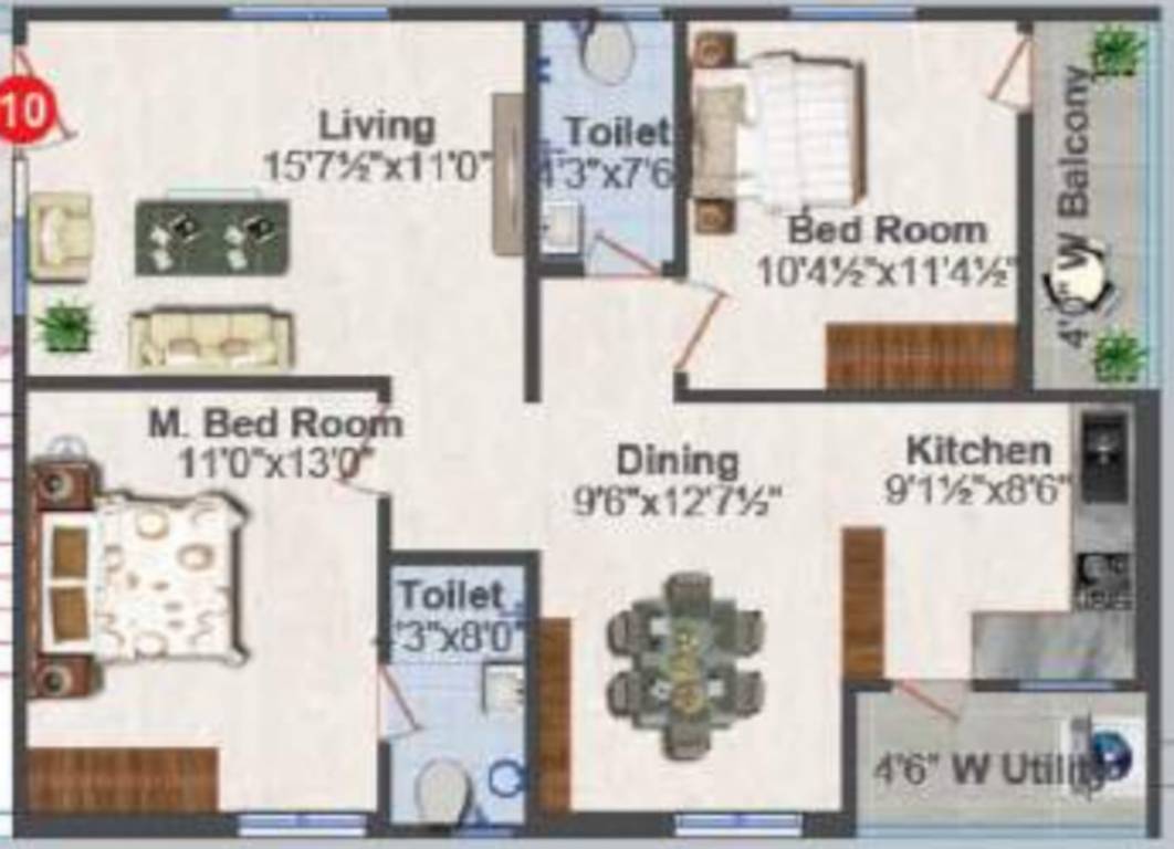 Floor Plan lalitha divine county Floor Plan Floor Plan