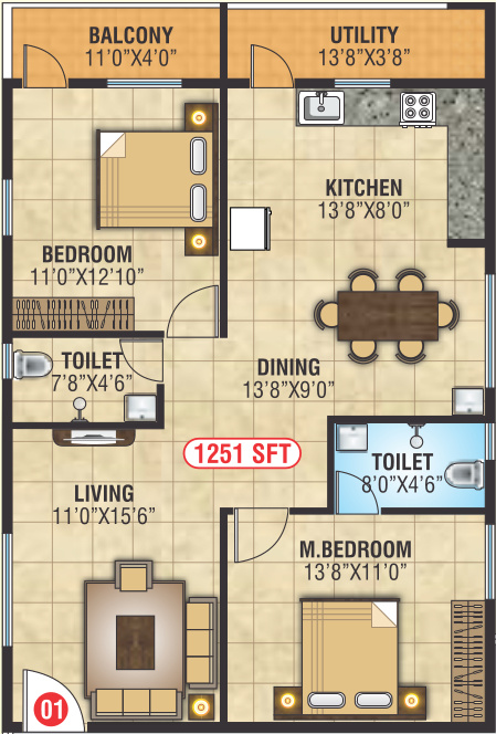  lakven gardenia Floor Plan Floor Plan