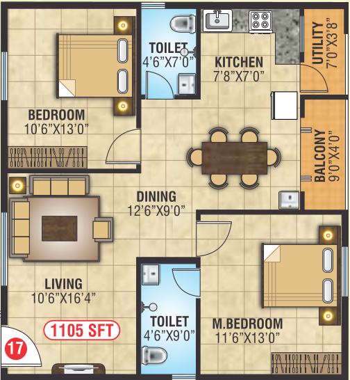  lakven gardenia Floor Plan Floor Plan