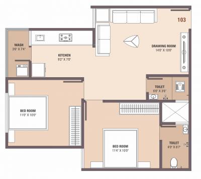  shreeji-residency Floor Plan Floor Plan