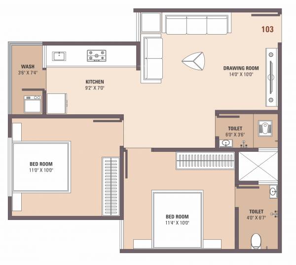  shreeji-residency Floor Plan Floor Plan