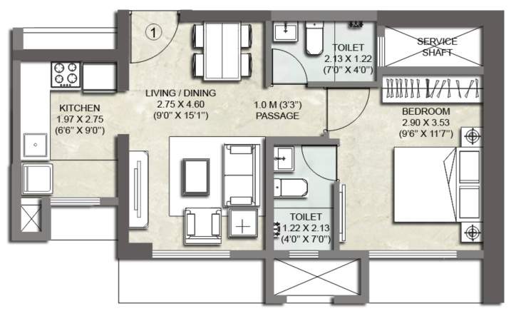  srishti launch code blockbuster living Floor Plan Floor Plan