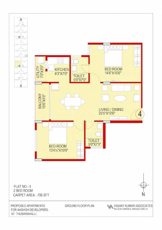  a n reddy apartment Floor Plan Floor Plan
