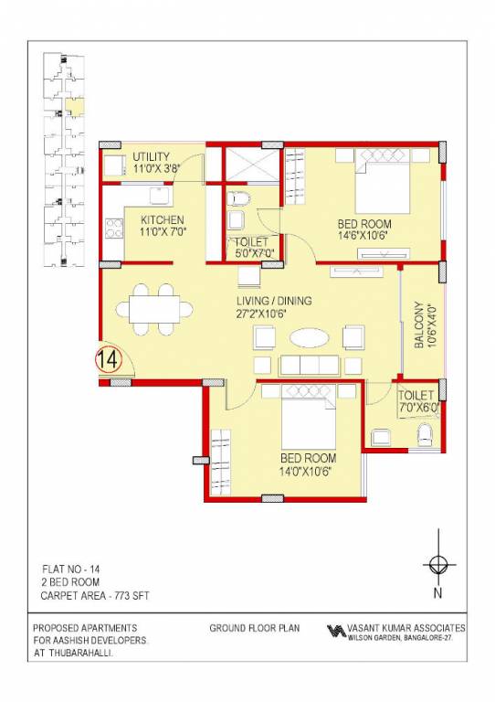  a n reddy apartment Floor Plan Floor Plan
