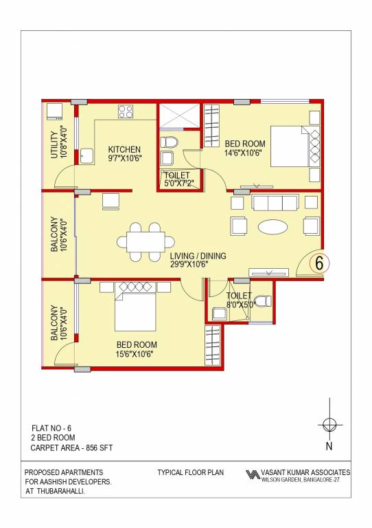  a n reddy apartment Floor Plan Floor Plan