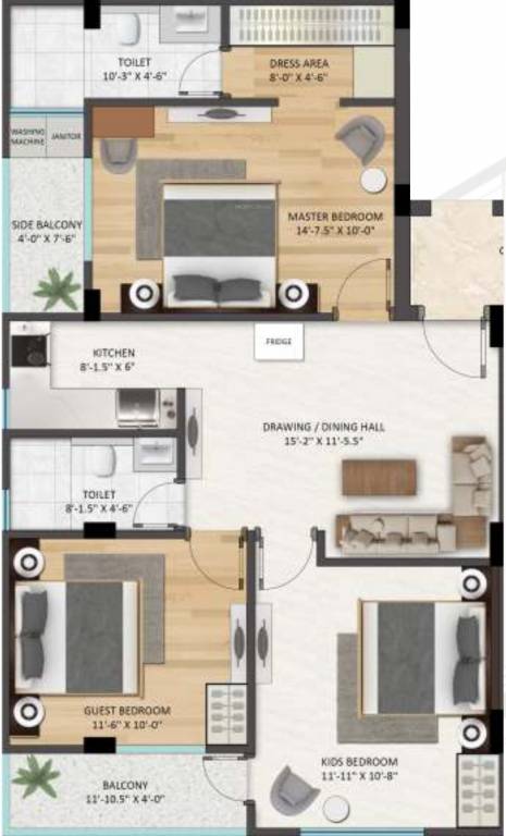  brham nivaas Floor Plan Floor Plan