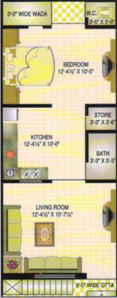  row-house Floor Plan Floor Plan
