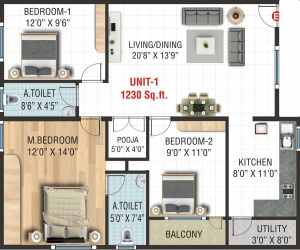  sri-sapthagiri-homes Floor Plan Floor Plan