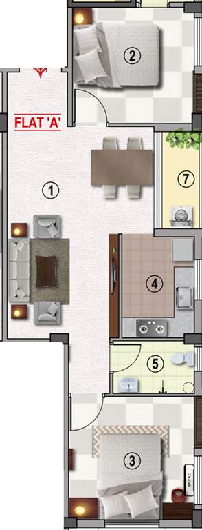  anjali apartment Floor Plan Floor Plan
