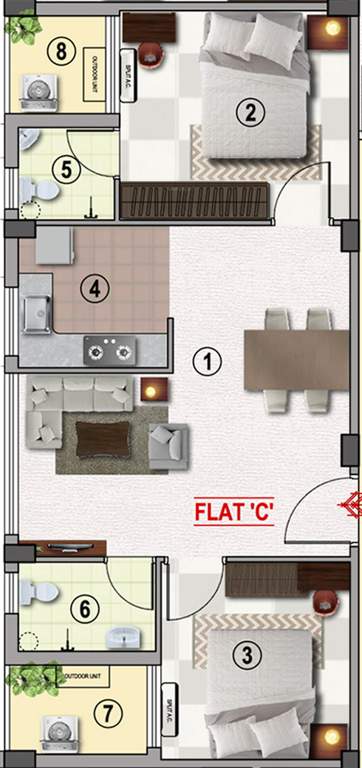  anjali apartment Floor Plan Floor Plan