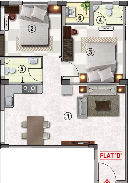  anjali apartment Floor Plan Floor Plan