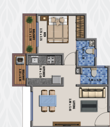  residency Floor Plan Floor Plan