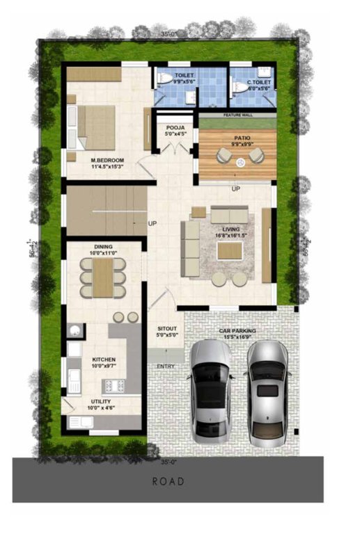 amara Floor Plan Ground Floor Plan