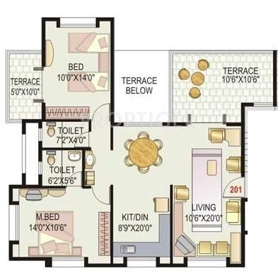 Mittal Amolika (2BHK+2T (820 sq ft) 820 sq ft) Mittal Amolika (2BHK+2T (820 sq ft) 820 sq ft)