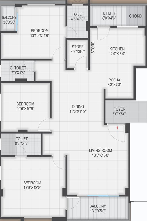  madhav anand jyot Floor Plan Floor Plan