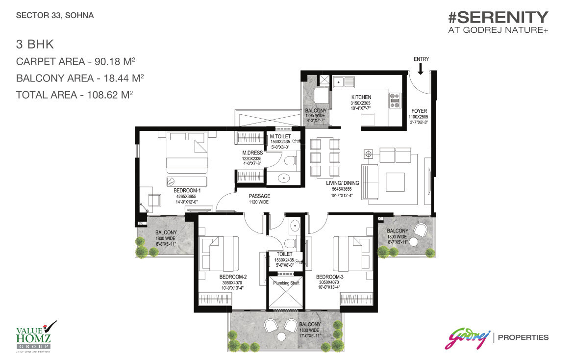  serenity sohna Floor Plan Floor Plan