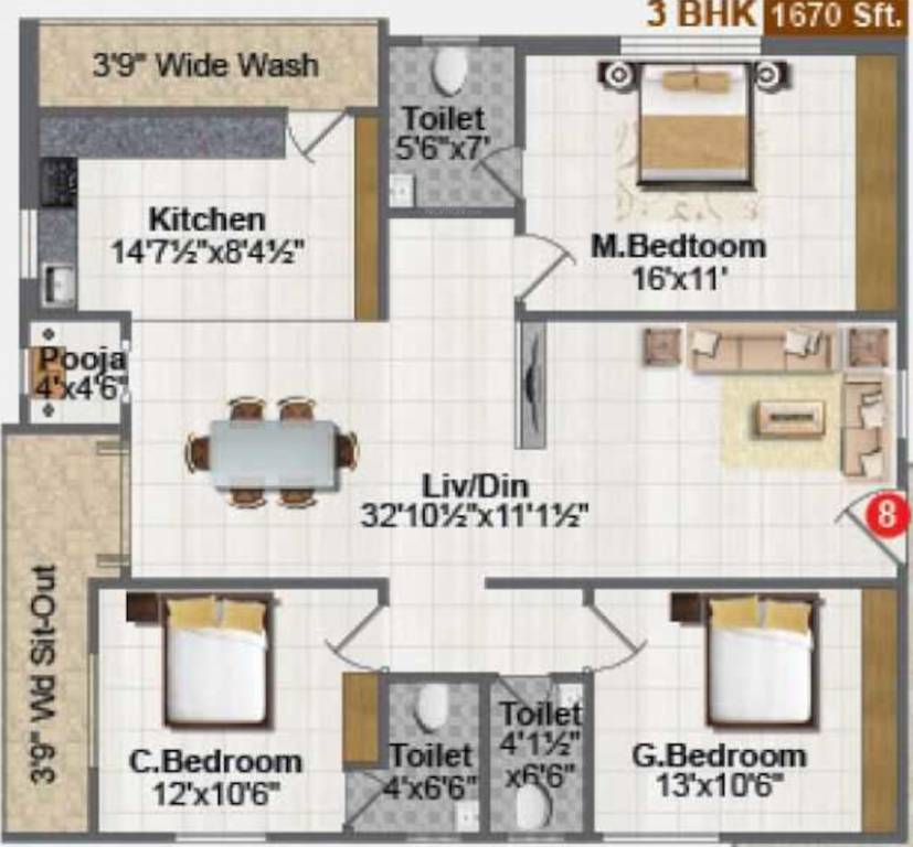 Floor Plan saptagiri enclave Floor Plan Floor Plan