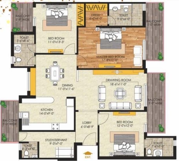  inaaya royal heights Floor Plan Floor Plan
