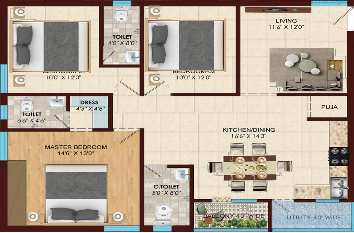  sri meru Floor Plan Floor Plan