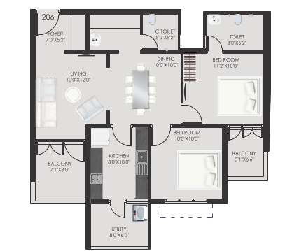  the-address Floor Plan Floor Plan