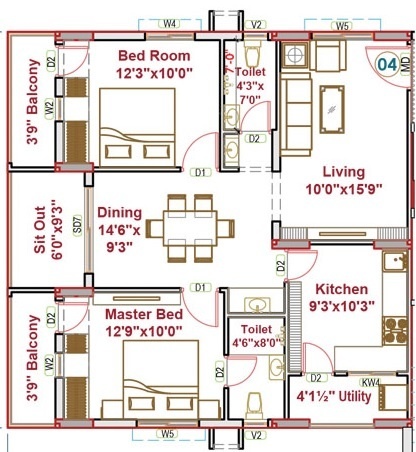  the elite Floor Plan Floor Plan