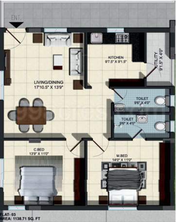  s silver leaf Floor Plan Floor Plan