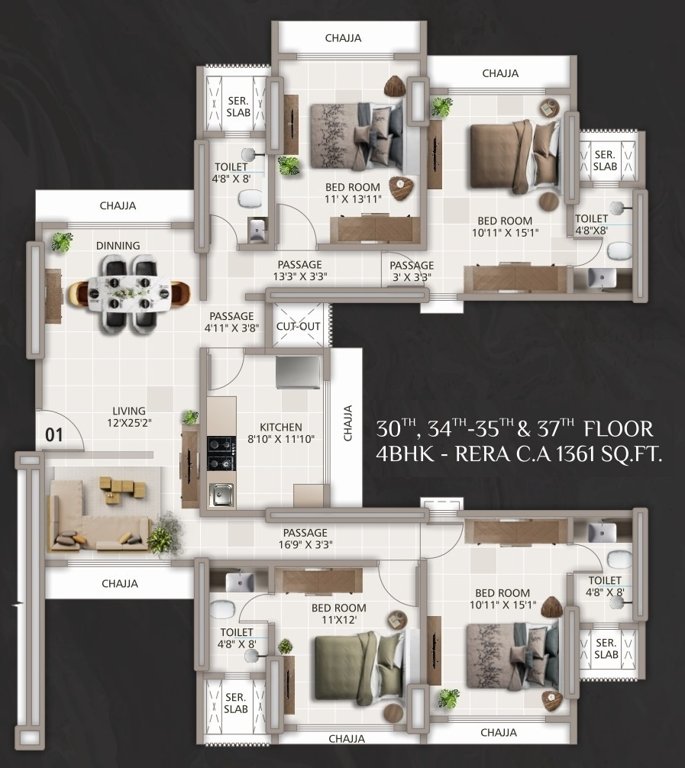  riddhi siddhi apartments chs Floor Plan Floor Plan
