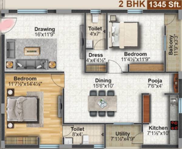  msrs-serene-city Floor Plan Floor Plan