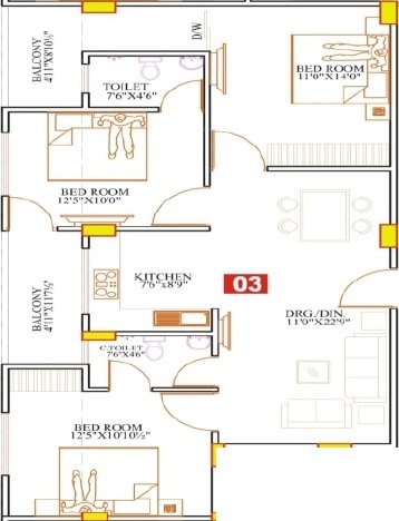  residency-ii Floor Plan Floor Plan