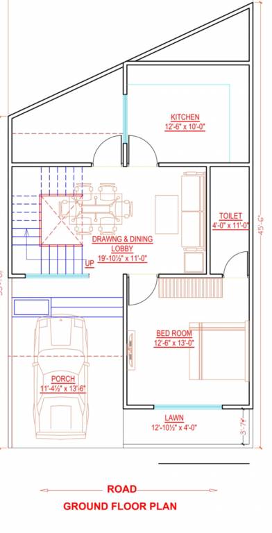  grand homes villas Floor Plan Ground Floor Plan
