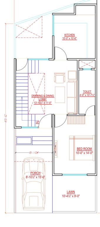  grand homes villas Floor Plan Ground Floor Plan