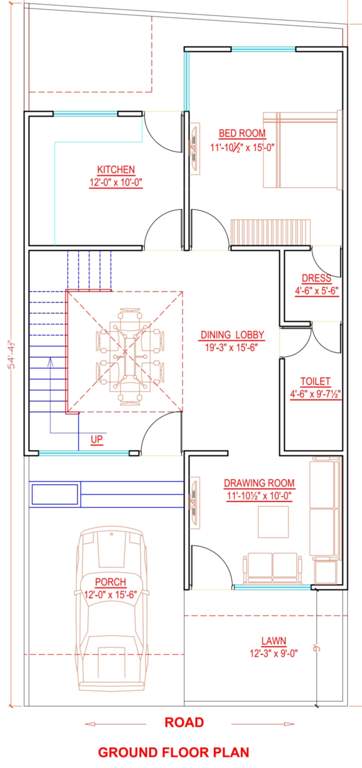 grand homes villas Floor Plan Ground Floor Plan