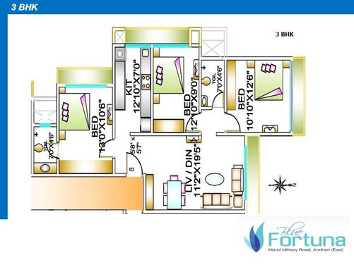  blue fortuna phase ii Floor Plan Floor Plan