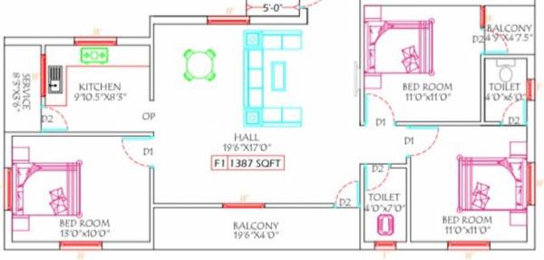  poongavanam Floor Plan Floor Plan