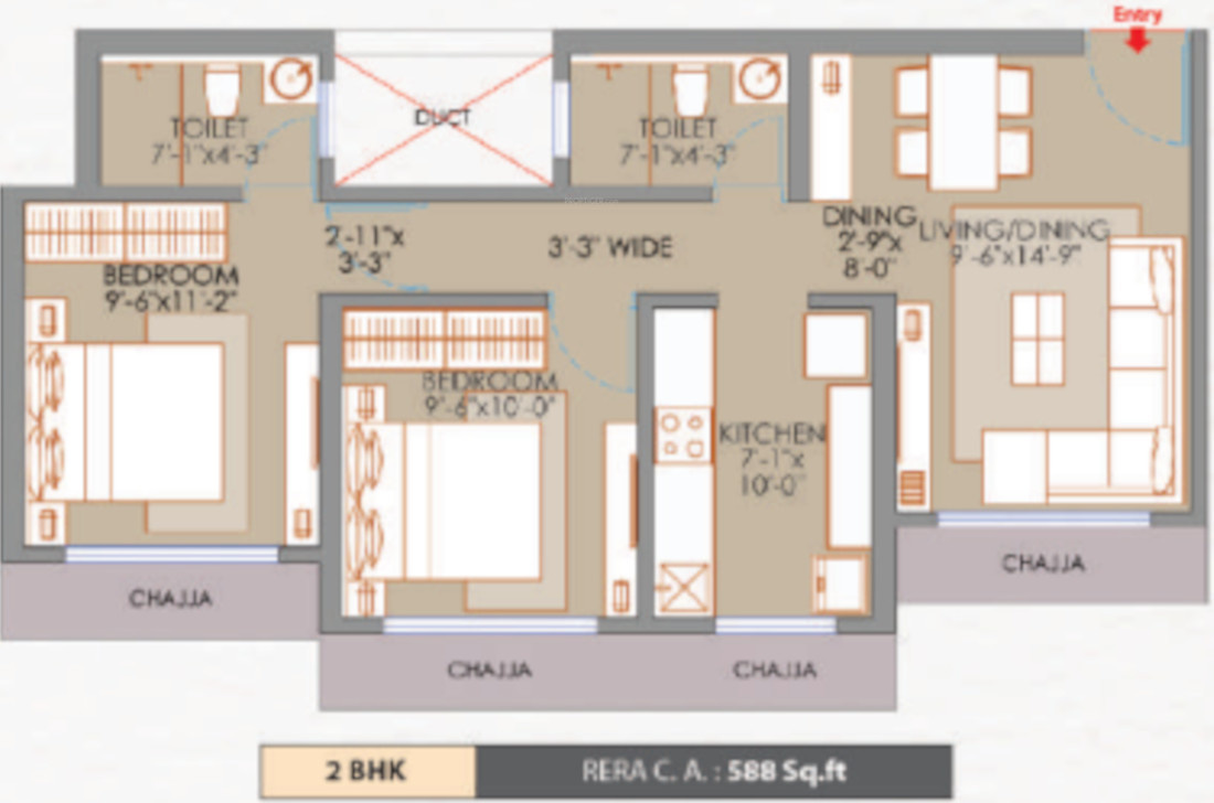  veena smart homes Floor Plan Floor Plan