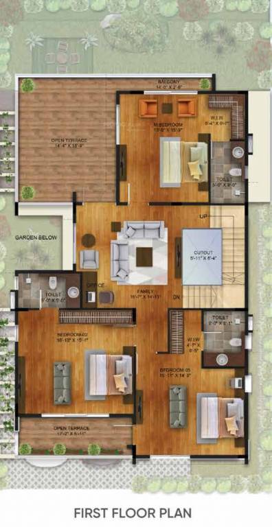symphony of orchards Floor Plan First Floor Plan