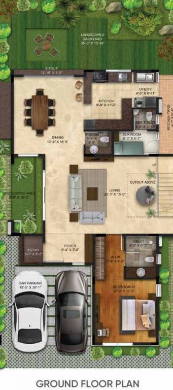 symphony of orchards Floor Plan Ground Floor Plan