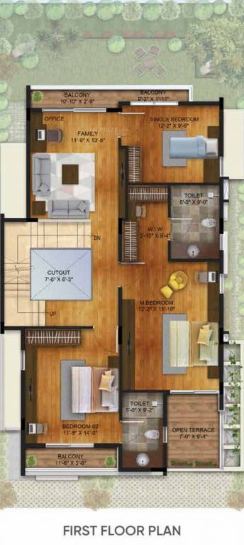 symphony of orchards Floor Plan First Floor Plan