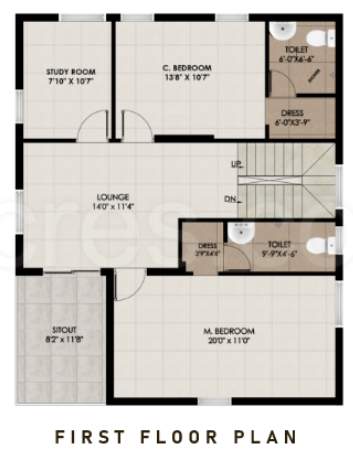 praneeth pranav knightwoods Floor Plan First Floor Plan