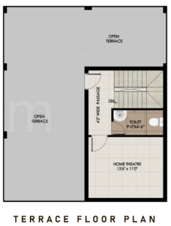 Terrace Floor Plan praneeth-pranav-knightwoods Floor Plan Terrace Floor Plan