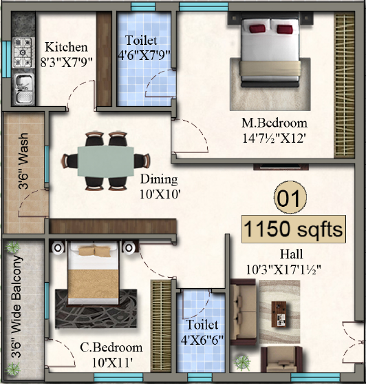  indraprastha-residency Floor Plan Floor Plan