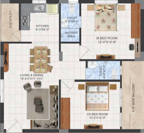  amogha-western-heights Floor Plan Floor Plan