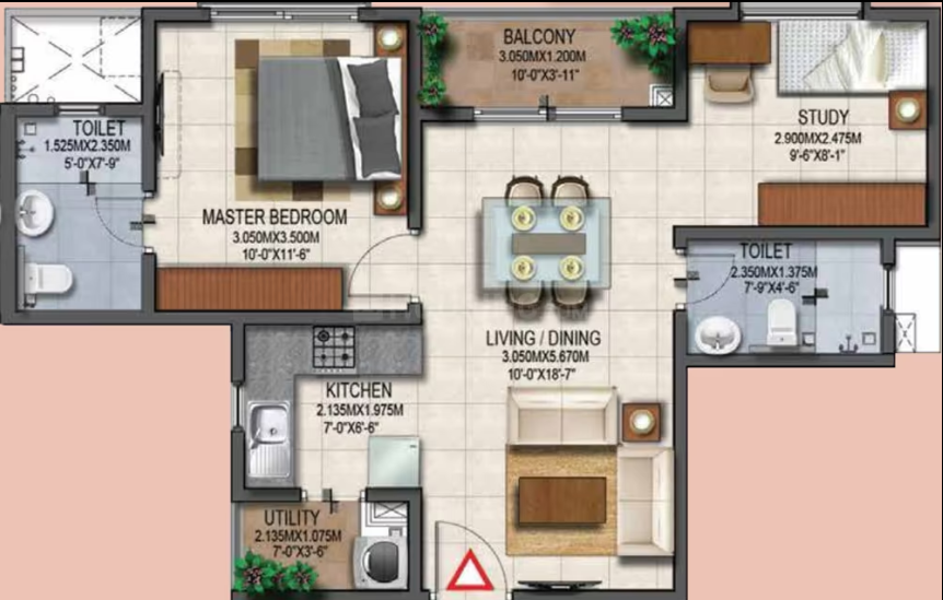  adora de goa 4 Floor Plan Floor Plan