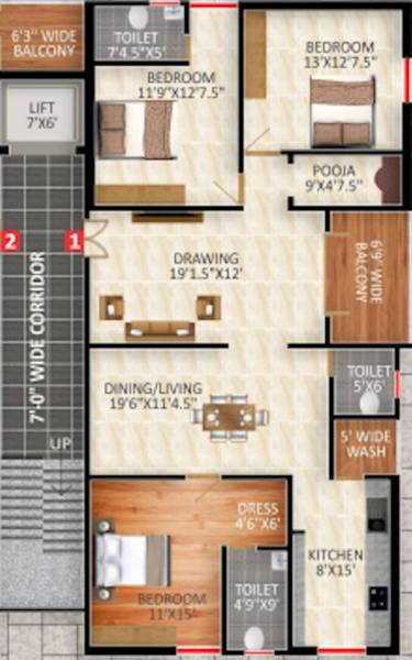  radha-krishna-mansion Floor Plan Floor Plan
