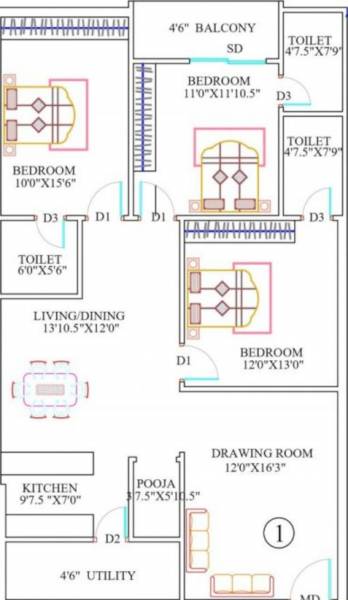  anuradha Floor Plan Floor Plan