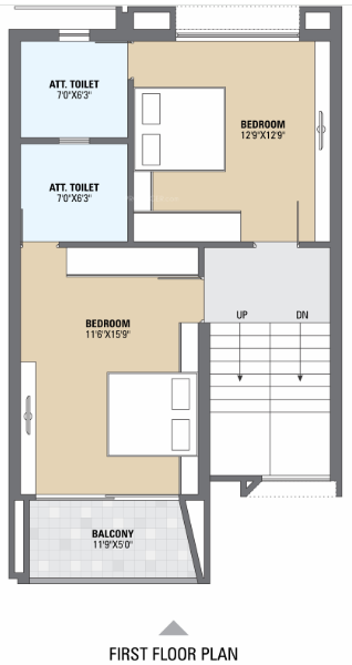  tilak-bungalows Floor Plan First Floor Plan
