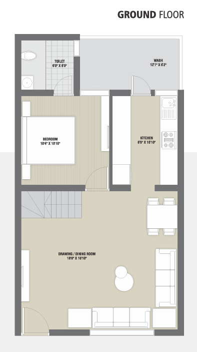  green homes Floor Plan Ground Floor Plan