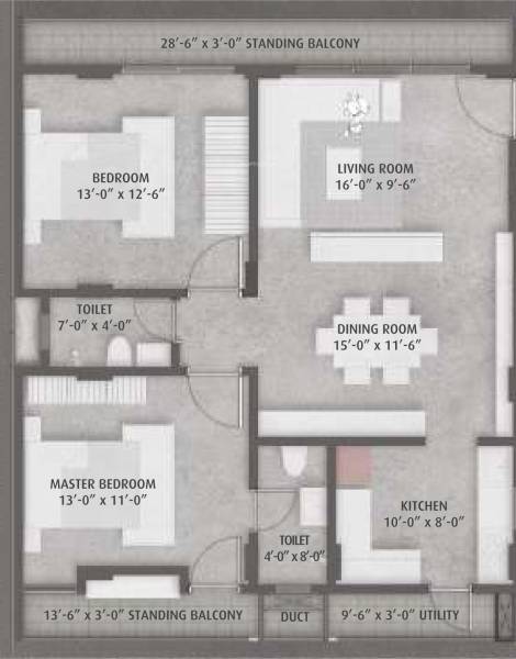  lake-view-block-a Floor Plan Floor Plan