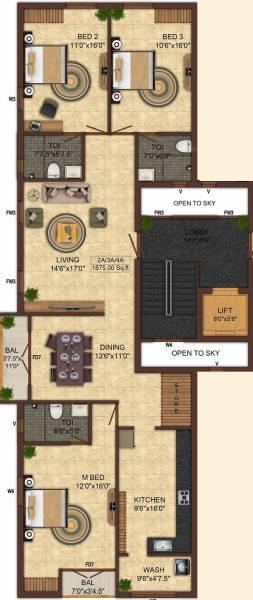  nakshatra- Floor Plan Floor Plan